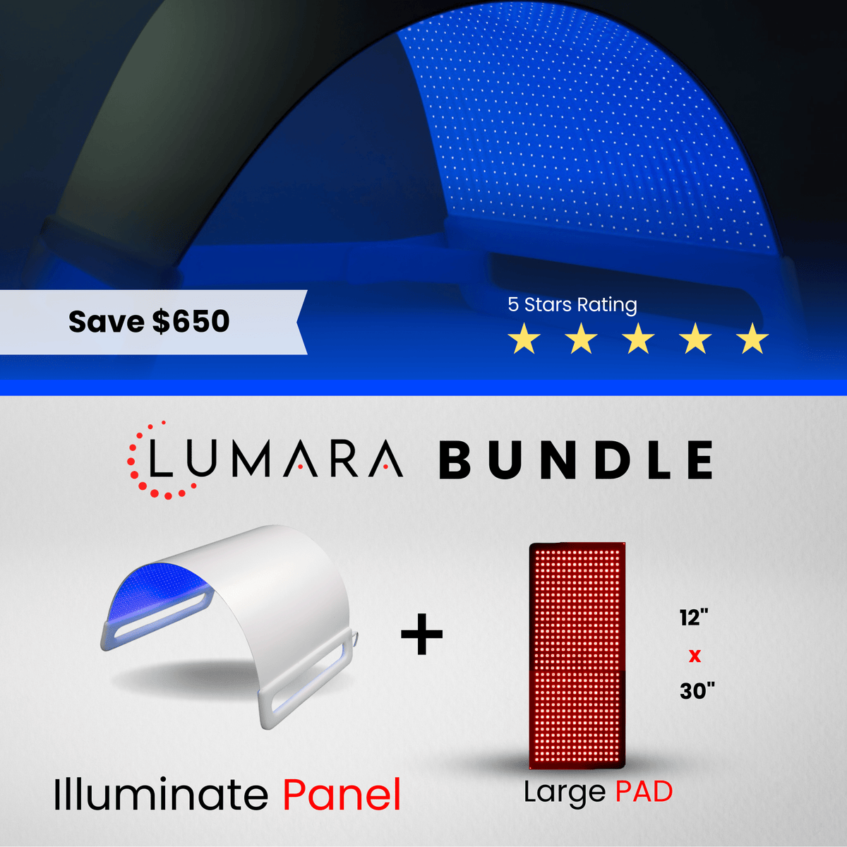Illuminate Blue V1 | Blue Light Therapy Panel