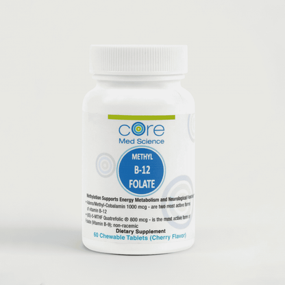 Active Methyl B-12 Folate - Lozenges (60 Count/ 60 Servings)